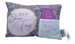 Hergo Geschenk-Kissen Mit Tasche 30x20cm - 1919 Heute Ist Dein Tag