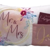 Hergo Geschenk-Kissen Mit Tasche 30x20cm - 1921 Mr. & Mrs. -Einrichtungsgegenstände Laden 1921 kk