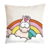 Nici 41724 Kissen Einhorn Theodor Mit Regenbogen Baumwolle 37x37cm -Einrichtungsgegenstände Laden 41724 me