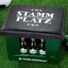 Gilde Bierkasten Sitzkissen "Stammplatz" 44x34cm Sitzpolster Schwarz 42986 -Einrichtungsgegenstände Laden 42986 4 10