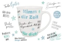 Gilde 44519 Jumbo-Tasse "Zeit Für Dich" Ca 400ml Porzellan -Einrichtungsgegenstände Laden 44519 4 1