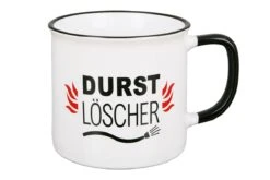 Gilde 44552 Keramik Tasse "Durstlöscher" Feuerwehr Ca. 390ml