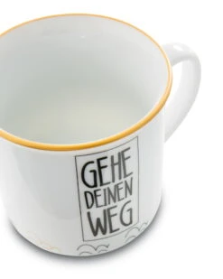 Nici 45013 Porzellantasse Metallic "Gehe Deinen Weg" Lama Kaffeetasse Teetasse -Einrichtungsgegenstände Laden 45013 03 ZA 1638x2048