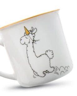 Nici 45013 Porzellantasse Metallic "Gehe Deinen Weg" Lama Kaffeetasse Teetasse -Einrichtungsgegenstände Laden 45013 04 ZA 1638x2048