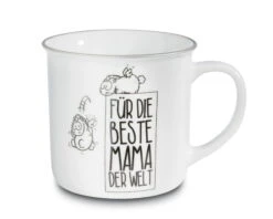 Nici 45037 Porzellantasse Metallic Einhörner "Für Die Beste Mama Der Welt"