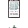 Gilde Alu Schild Wetterstation "Garten" 30x14cm Inkl. Gieskannen-Anhänger 46178 -Einrichtungsgegenstände Laden 46178 1 13