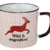 Gilde 46711 Keramik Tasse "Wild & Ungezähmt" Ca. 390ml -Einrichtungsgegenstände Laden 46711