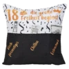 Hergo Sofahelden Kissen Mit Taschen 43x43cm - 18. Geburtstag 8773