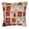 Hergo Sofahelden Adventskalender Kissen Mit Taschen 40x40cm - Nostalgie 8992 -Einrichtungsgegenstände Laden 8992