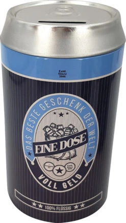 Hergo Bier Spardose Blech - Eine Dose Voll Geld 9619