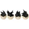 4er Drachen-Set Dracheneier - Mini-Drachen Deko Mittelalter MC30626 -Einrichtungsgegenstände Laden MC 30626