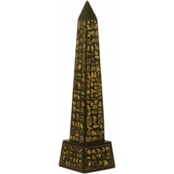 Ancient Egypt Obelisk Ca. 21 Cm Handbemalt Dekogegenstand Ägypten MC90009