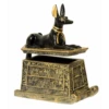 Anubis Mini-Box Zum Öffnen Ca. 7cm Hoch Handbemalt Dekogegenstand MC90015