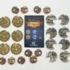 Legendary Metal Coin Set Drow - Metall Münzen Drow (24 Stück) -Einrichtungsgegenstände Laden Muenzen Drow