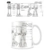 Pyramid 23476 Star Wars Tasse AT-AT Skizze S/w Keramiktasse Kaffeetasse 315ml -Einrichtungsgegenstände Laden img 217728 85c4aba14049cf5a00595c8cdf955082 1